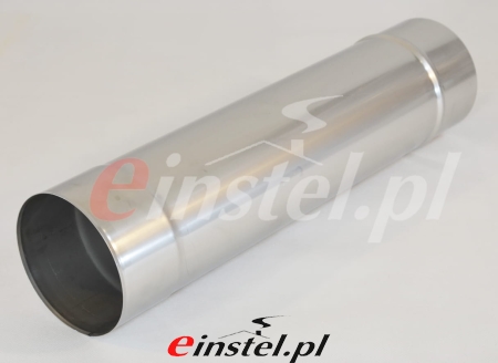 Rura do pieca sauna długość 500mm średnica 120 - jednościenna.jpg