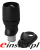 Kominek FLOW XL 200 antracyt z przejściem dachowym classic XL do rekuparacji zestaw czarny 4.png