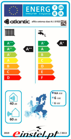 Etykieta energetyczna Extensa 8kW.png