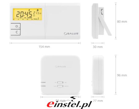 Salus termostat regulator pokojowy - wymiary.png
