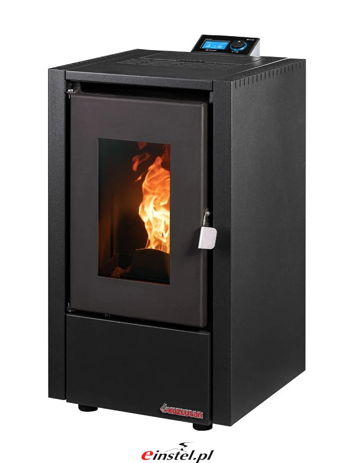 Najmniejszy piecyk na pellet minipell 6 kW - zdjęcie produktu - piecyk nadmuchowy do salonu, domku letniskowego.jpg