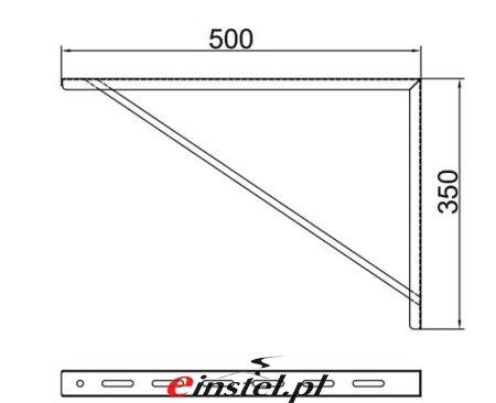 Wsporniki ocynkowane od komina długość 500mm.jpg