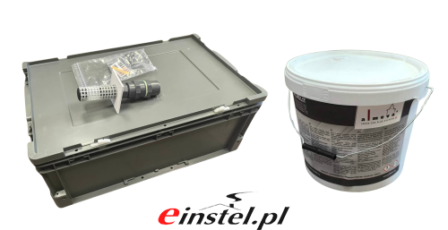 Przejdź do produktu Neutralizator kondensatu do kotła kondensacyjnego do 350kW - zestaw boks neutralizujący z osprzętem + granulat ZUNB35