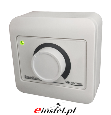 Przejdź do produktu Regulator AC do wentylator Vilpe E220 i podobnych z silnikiem AC - natynkowy / podtynkowy biały