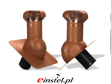 Wentylator dachowy Wirplast PRO do papy lub gontów bitumicznych - ceglasty.jpg