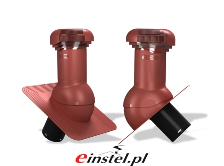 Wentylator dachowy Wirplast PRO do papy lub gontów bitumicznych - cerwony.jpg