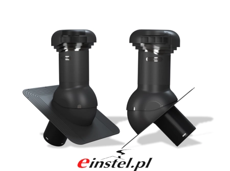 Wentylator dachowy Wirplast PRO do papy lub gontów bitumicznych - czarny.jpg