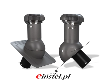 Wentylator dachowy Wirplast PRO do papy lub gontów bitumicznych - grafitowy 7024.jpg