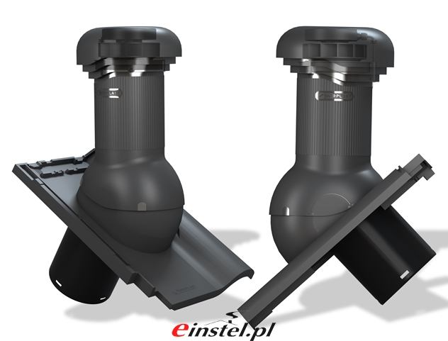 Wentylator dachowy na dachówkę PRO 150 Wirplast - antracyt 7021.jpg