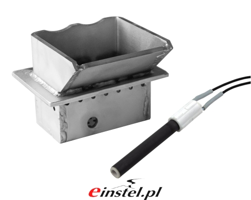 Przejdź do produktu Ruszt (palenisko) nierdzewne do kotła na pellet Lidia Mini 10kW z zapalarką - zestaw