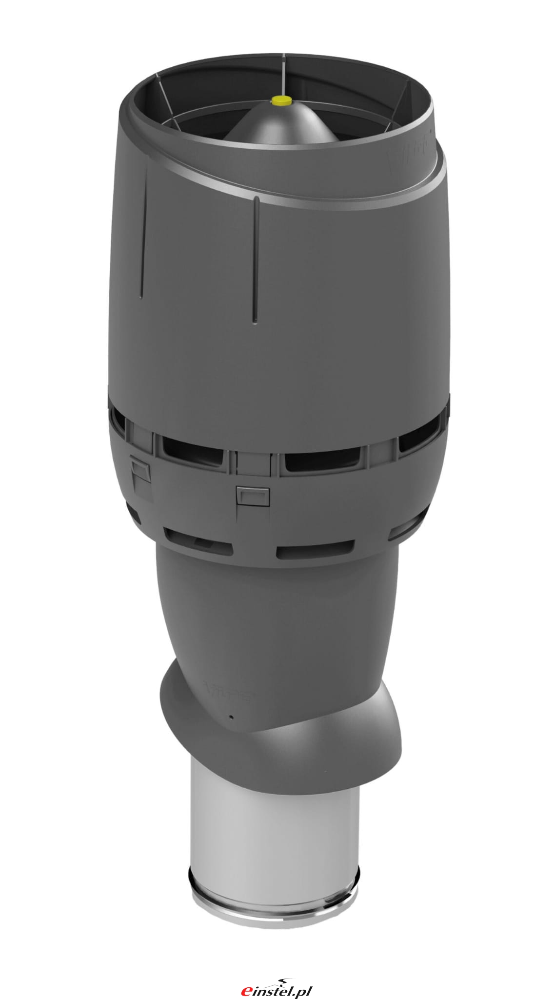 VILPE - kominek FLOW rysunek techniczny 160 - antracyt.jpg
