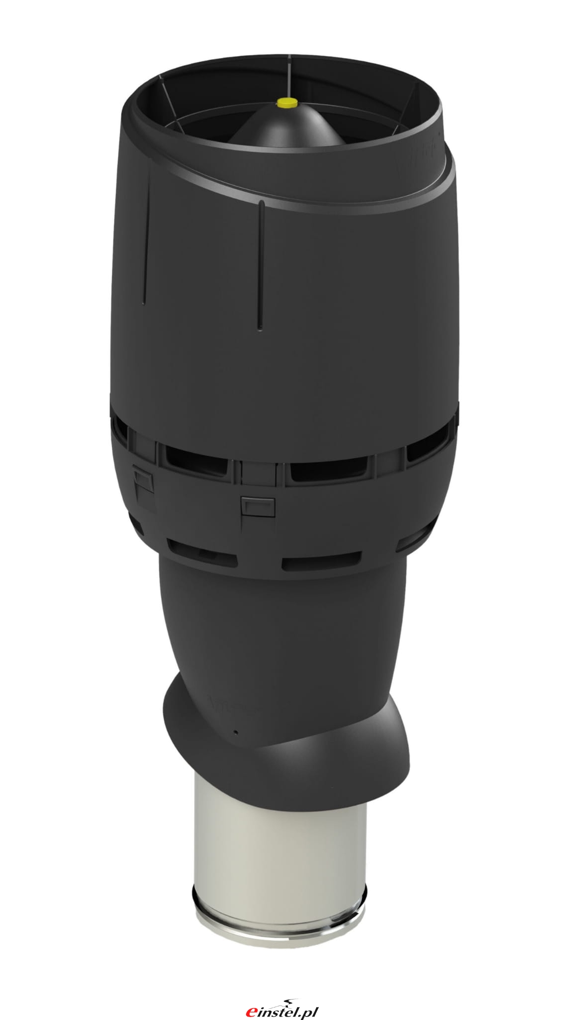 VILPE - kominek FLOW rysunek techniczny 160 - czarny.jpg