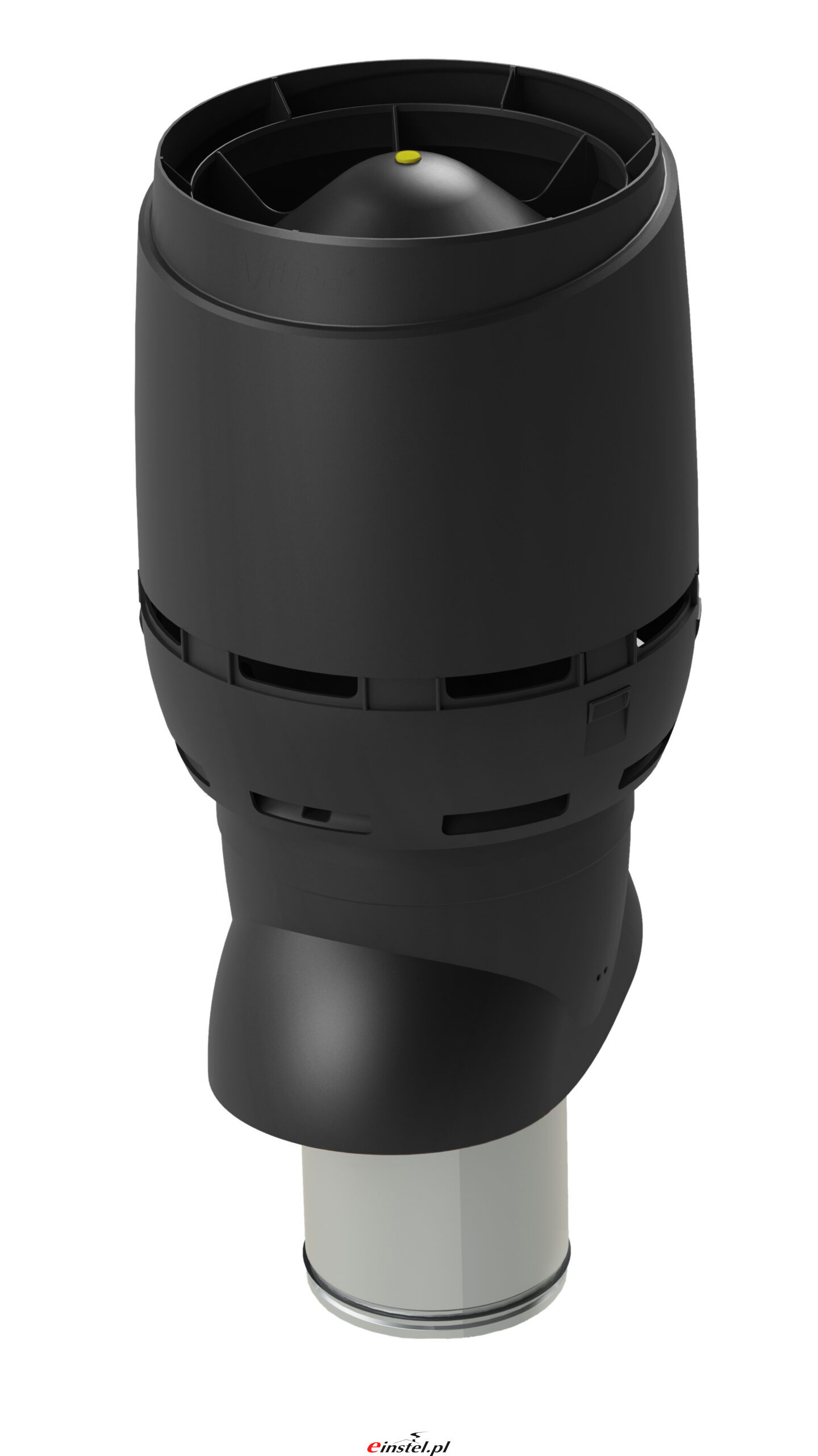Kominek FLOW XL 200 czarny.png
