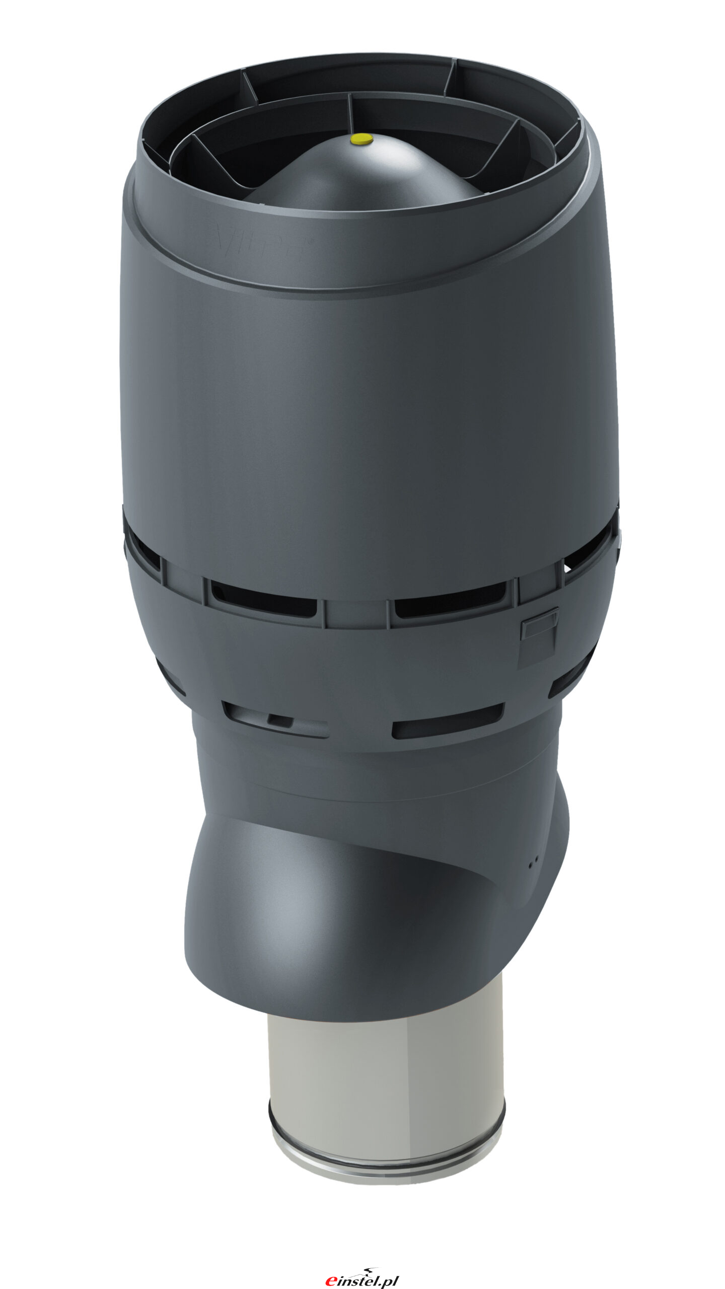 Kominek FLOW XL 200 szary.png
