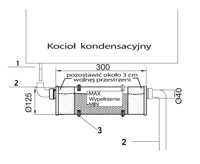 Neutralisations-Set Neutrakon Typ 25/1 Anschluss Und Kondensatpumpe